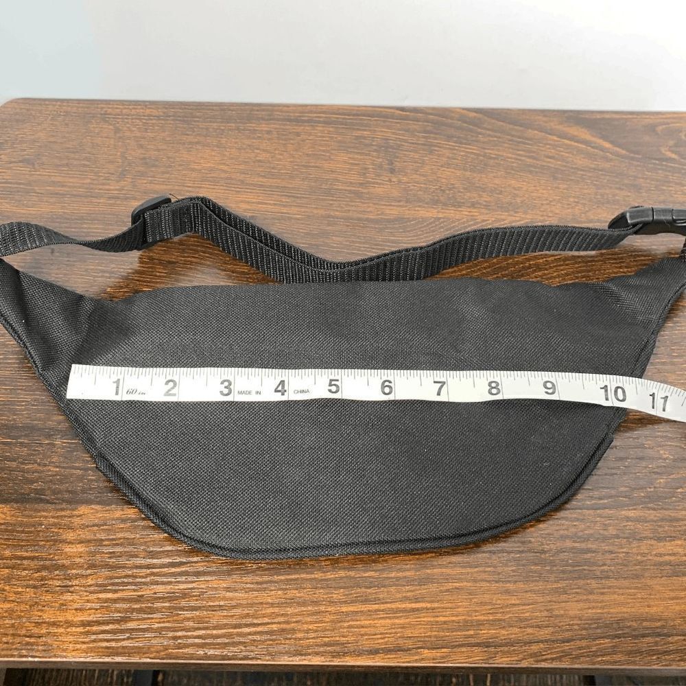 NWOT Dancing Diva Gold Lettering Adjustable Strap Pack Waist Bag Black - Picture 5 of 5